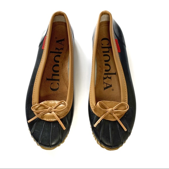chooka Shoes - Chooka Solid Duck Skimmer Flats Black 10